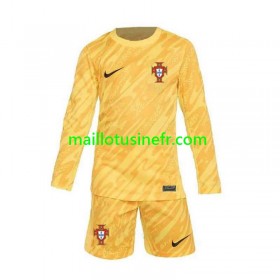 Maillot de Foot Portugal Gardien Domicile UEFA EURO 2024 Manches Longues - Enfant